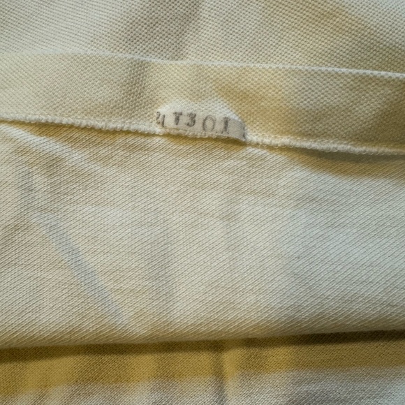 VTG 70s-80s Lacoste Grand Patron Men's White Polo Shirt with Blue and Green Trim - Picture 4 of 9